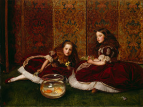 Leisure Hours, 1864. Creator: John Everett Millais.