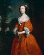 Miss Hamilton, c.between 1735 and 1745. Creator: Joseph Highmore.