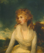Emelia Crockatt, Mrs. Ayscoghe Boucherett, c1795. Creator: Thomas Lawrence.
