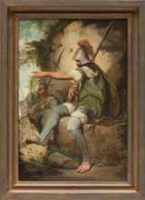 Bandit Taking up His Post, between 1773 and 1779. Creator: John Hamilton Mortimer.
