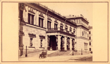 Caryatids, Hermitage Museum, mid-19th century. Creator: Alfred Lorens.