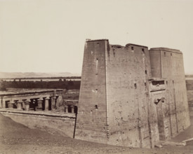 Temple of Edfu, 19th century. Creator: Anon.