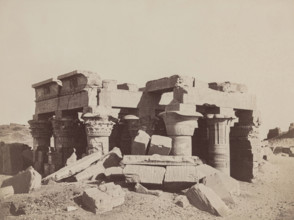 Temple of Kom Ombo on the Eastern Bank of the Nile, c1850. Creator: Anon.