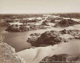 The Second Cataract on the Nile, 19th century. Creator: Maison Bonfils.