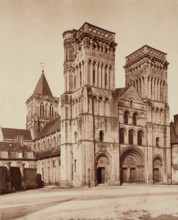 Church of the Trinity, Caen, France, between 1867 and 1870. Creator: Adolphe Braun.