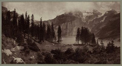 Lac Doeshi, Switzerland, 1868. Creator: Adolphe Braun.