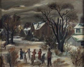 Snow Man, 1942. Creator: Carlos Lopez.