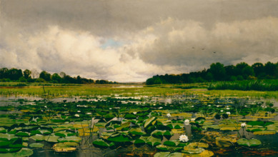 The Lily Pond, c1886. Creator: Charles Harry Eaton.