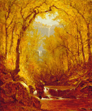 Kaaterskill Falls, 1871. Creator: Sanford Robinson Gifford.