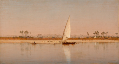 On the Nile, 1872. Creator: Sanford Robinson Gifford.