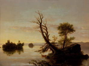 American Lake Scene, 1844. Creator: Thomas Cole.
