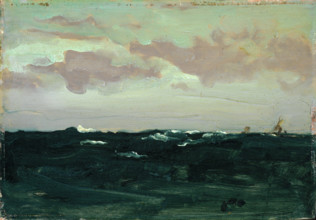 Violet and Blue: Among the Rollers, c1893. Creator: James Abbott McNeill Whistler.