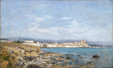 View of Antibes, 1893. Creator: Eugene Louis Boudin.