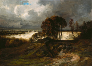 Storm: The Quarry at Montmartre, between 1820 and 1840. Creator: Georges Michel.