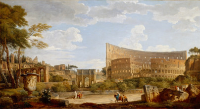 View of the Colosseum, 1735. Creator: Giovanni Paolo Panini.