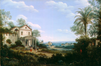 View of the Jesuit Church at Olinda, Brazil, 1665. Creator: Frans Post.