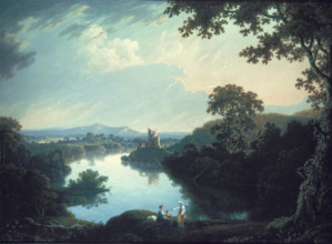 Landscape in Wales, 1809. Creator: Thomas Wright.