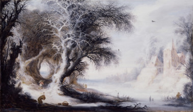 Winter Landscape, between 1610 and 1650. Creator: Gysbrecht Leytens.