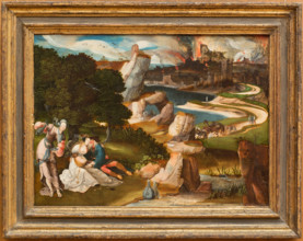 Lot and His Daughters, 1523. Creator: Jan de Cock.