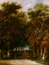 Landscape with Hunter, between 1665 and 1670. Creator: Roelof van Vries.