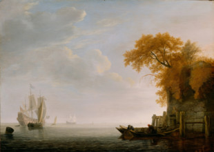 A Calm Sea, 1642. Creator: Simon de Vlieger.