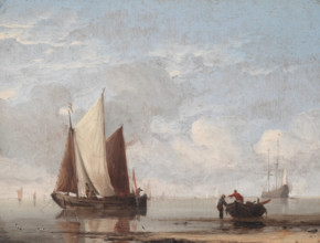 Calm Sea, c1660. Creator: Willem van de Velde the Younger.