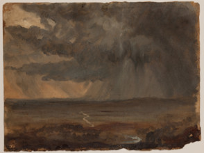 Stormy Landscape, c1832. Creator: Thomas Cole.