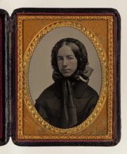 Mrs. Eugene Beauharnais Gibbs (formerly Mary Elizabeth Hoyt), between 1860 and 1870. Creator: Unknown.