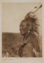 Black Man, Arapaho, 1927. Creator: Edward Sheriff Curtis.