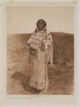 Woman's Costume, Cheyenne, 1927. Creator: Edward Sheriff Curtis.