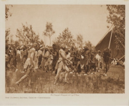 The Clowns, Animal Dance, Cheyenne, 1927. Creator: Edward Sheriff Curtis.