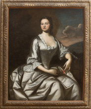 Mrs. John Banister, 1748. Creator: Robert Feke.