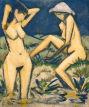 Bathers, c1920. Creator: Otto Mueller.