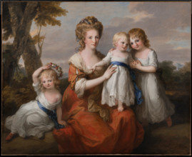Mrs. Mary May and Her Daughters, Maria Emilia, Louisa, and Sophia Margaret, 1780. Creator: Angelica Kauffman.