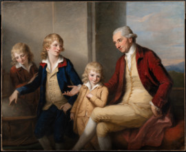 Mr. Joseph May and His Sons, Thomas Charles, Joseph and John, 1780. Creator: Angelica Kauffman.