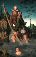 Saint Christopher, between 1518 and 1520. Creator: Lucas Cranach the Elder.