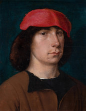 A Young Man in a Red Cap, c1512. Creator: Michael Sittow.