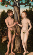 Adam and Eve, 1528. Creator: Lucas Cranach the Elder.