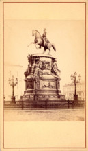 Equestrian Statue of Nicolas I, mid-19th century. Creators: Alfred Lorens, August Ricard de Montferrand.