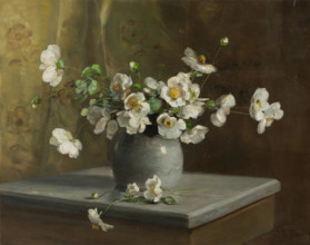 Floral Still Life, between 1880 and 1890. Creator: Charles Ethan Porter.
