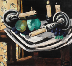 Still Life with Fallen Candles, 1929. Creator: Max Beckmann.