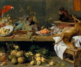 Still Life with Fruit, Vegetables and Dead Game, c.between 1635 and 1637. Creator: Frans Snyders.