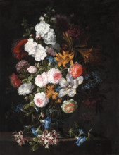 Still Life with Flowers, c1660-1690. Creator: Jean-Baptisite Monnoyer.