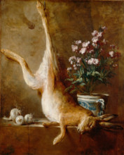 Still Life with Dead Hare, c1760. Creator: Jean-Simeon Chardin.
