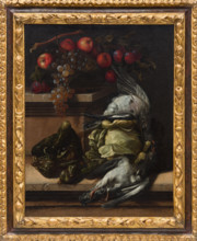 Still Life with Fruit, Vegetables and Wild Fowl, between 1628 and 1659. Creator: Juan de Espinosa.
