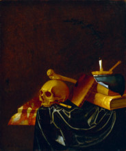 Vanitas Still Life, 1692. Creator: François van Daellen.