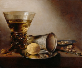 Still Life with Roemer, 1644. Creator: Pieter Claesz.