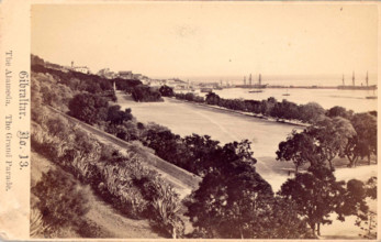 Gibraltar, The Alameda, The Grand Parade, 19th century. Creator: Anon.