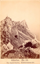 The Signal Station, Mediterranean Side, Gibraltar, 19th century. Creator: Anon.