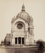 Saint Augustin, Paris, between 1860 and 1870. Creator: Edouard Baldus.